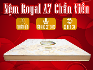 NỆM CAO SU KHOA HỌC ROYAL A7 CHẦN VIỀN Á CHÂU