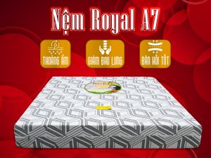 NỆM CAO SU KHOA HỌC ROYAL A7 MASSAGE